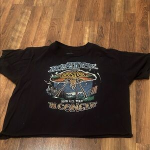 Black Boston Concert T-Shirt